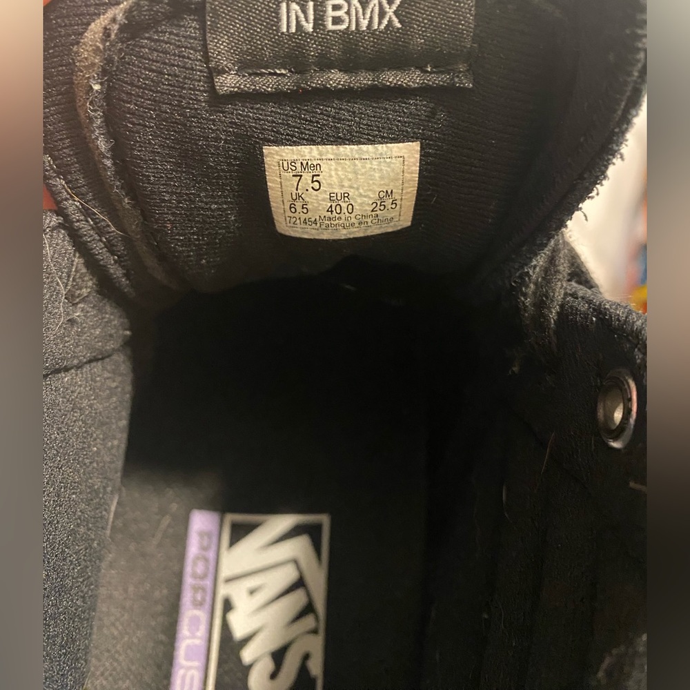 Vans BMX sk8-hi men’s 7.5 women’s 9 - Picture 7 of 7